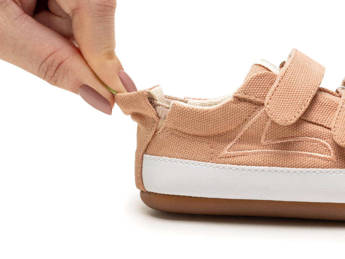 EM BREVE: Sapatilhas Barefoot Tip Toey Joey Bossy Green - Lona Rosa