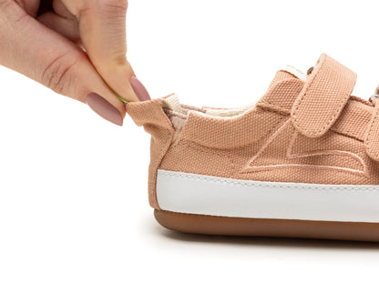 EM BREVE: Sapatilhas Barefoot Tip Toey Joey Bossy Green - Lona Rosa