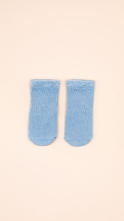 Meias Antiderrapantes Attipas Rainbow - Azul (1 par)