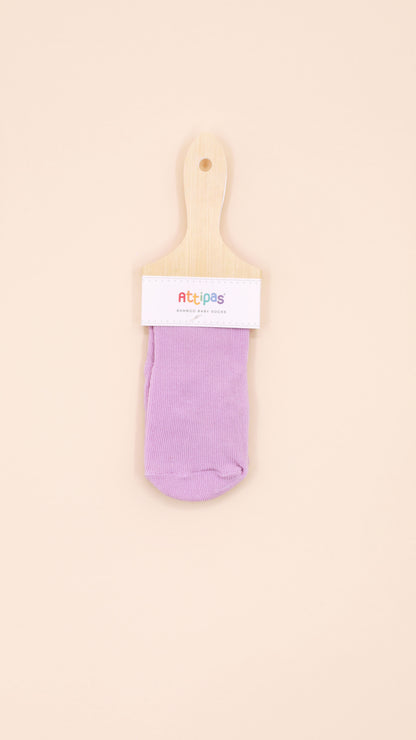 Meias Antiderrapantes Attipas Rainbow - Roxo (1 par)