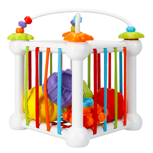 Cubo de Atividades Sensoriais com Blocos – Bam Bam +18M