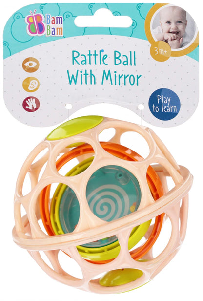 Brinquedo Sensorial  Bam Bam - Bola colorida +3M