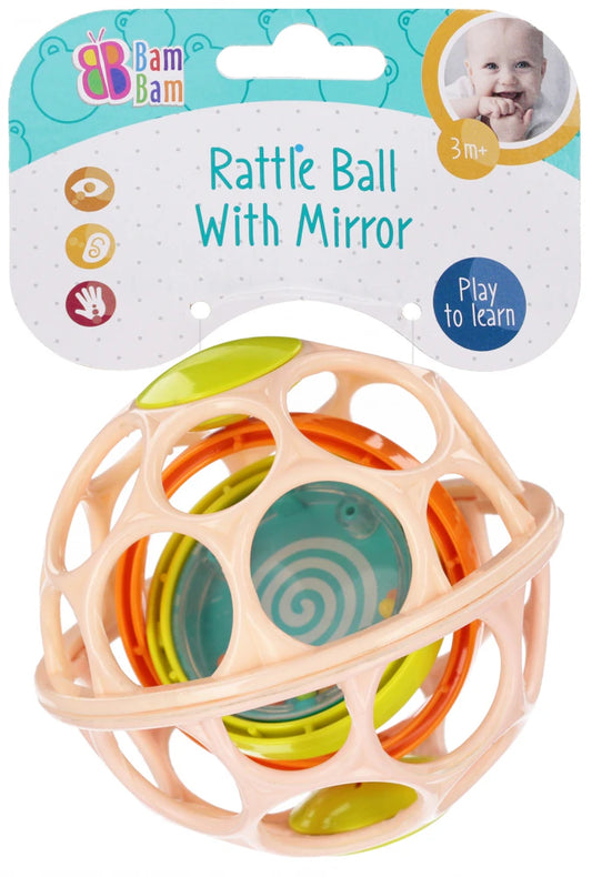Brinquedo Sensorial  Bam Bam - Bola colorida +3M
