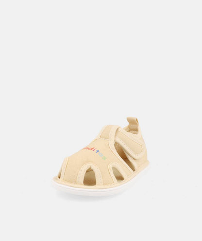 Sandálias Lona Blanditos - Betta Beige