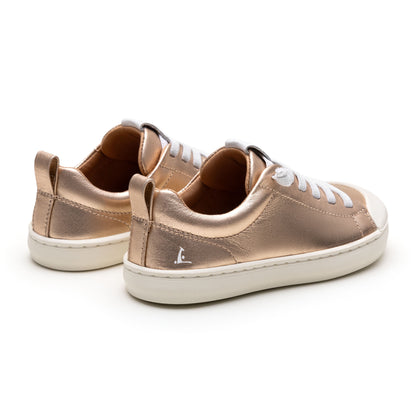 EM BREVE: Sapatilhas Barefoot Tip Toey Joey Volt - Metalic Salmon