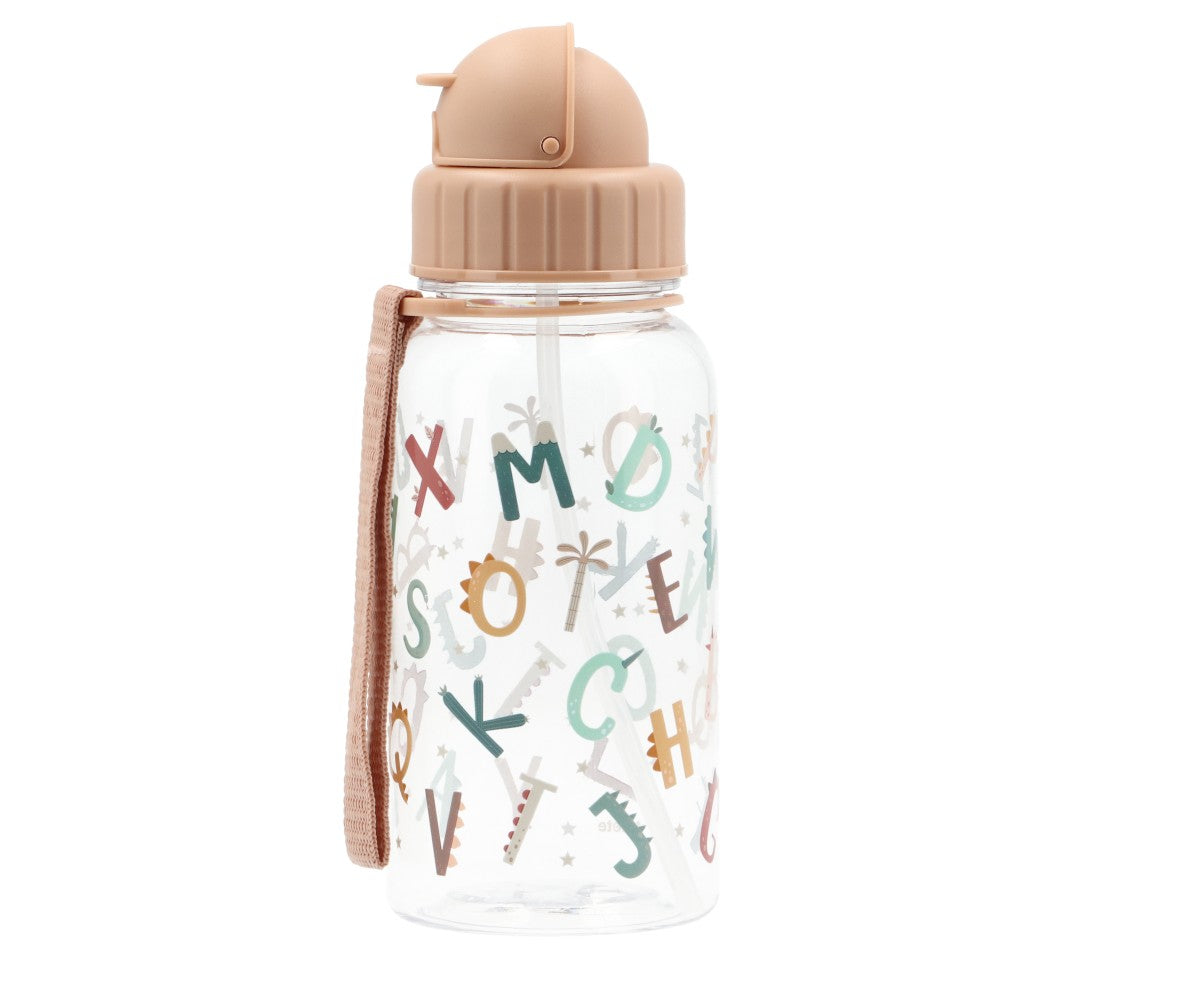 Garrafa Plástico Funny Letters 500 ml para crianças