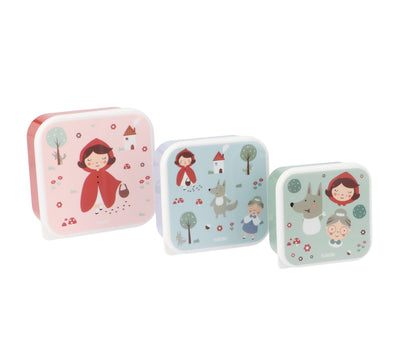 Set de 3 loncheras Los Tres Cerditos para niños