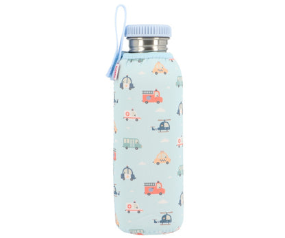 Garrafa de Aço Inoxidável City Cars 750 ml para Crianças