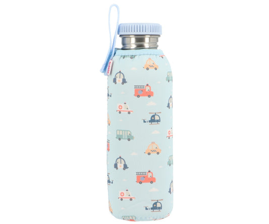 Garrafa de Aço Inoxidável City Cars 750 ml para Crianças