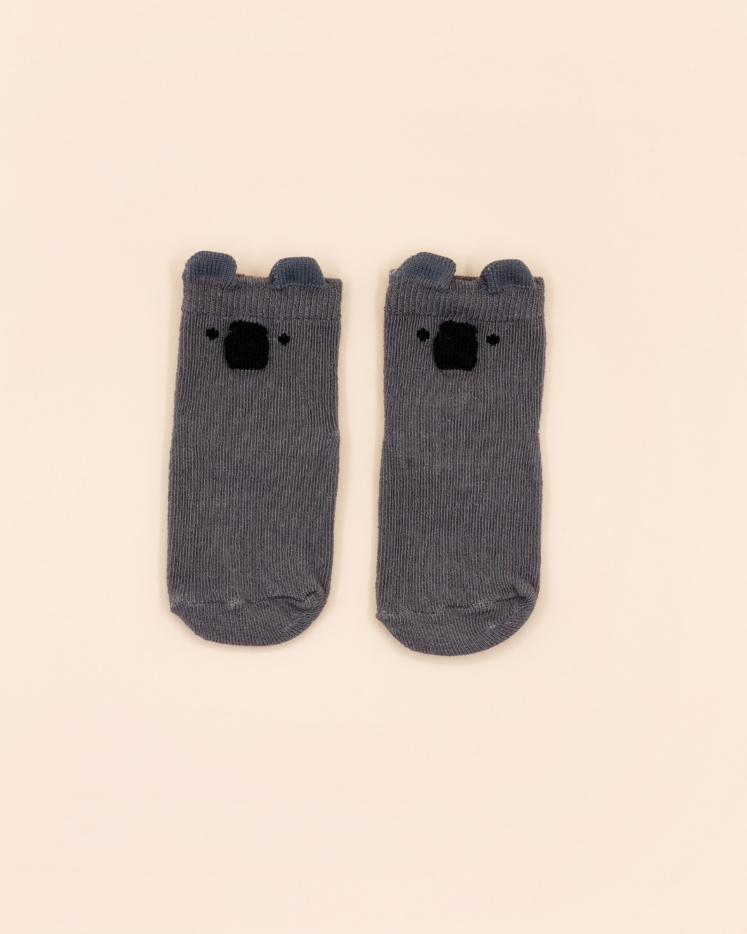 Meias Antiderrapantes Attipas Koala (Cinza) – 1 Par