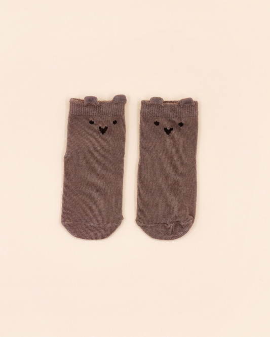 Meias Antiderrapantes Attipas Otter (Castanho) – 1 Par