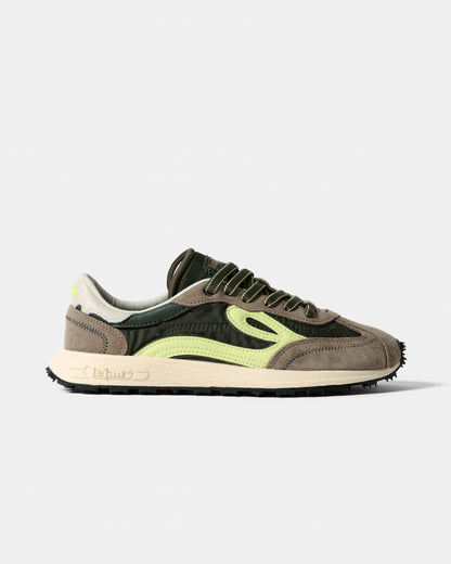 Sapatilhas Barefoot Adulto Lejan Melrose - Olive/Lime