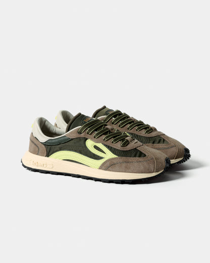 Sapatilhas Barefoot Adulto Lejan Melrose - Olive/Lime