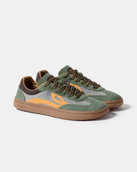 Sapatilhas Barefoot Lejan One -  Mineral Gray / Mustard