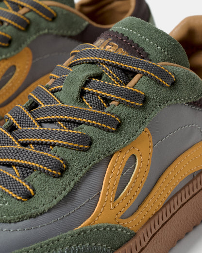 Sapatilhas Barefoot Lejan One -  Mineral Gray / Mustard