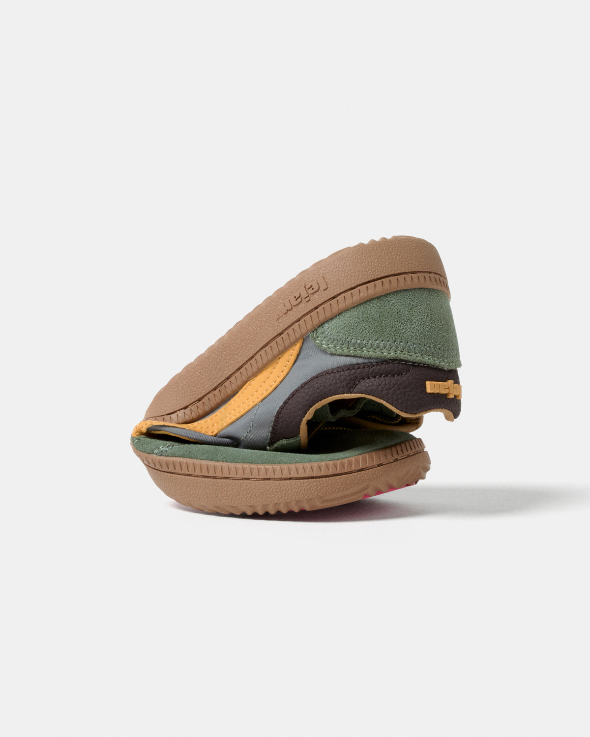 Sapatilhas Barefoot Lejan One -  Mineral Gray / Mustard