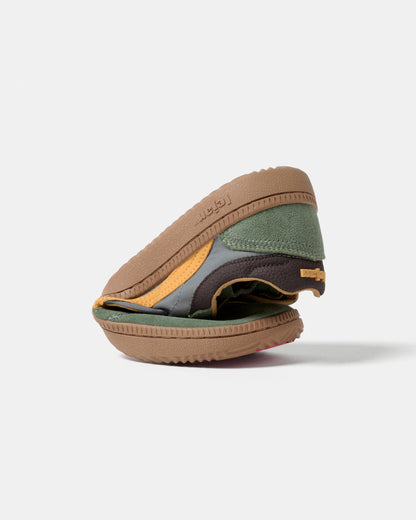 Sapatilhas Barefoot Lejan One -  Mineral Gray / Mustard