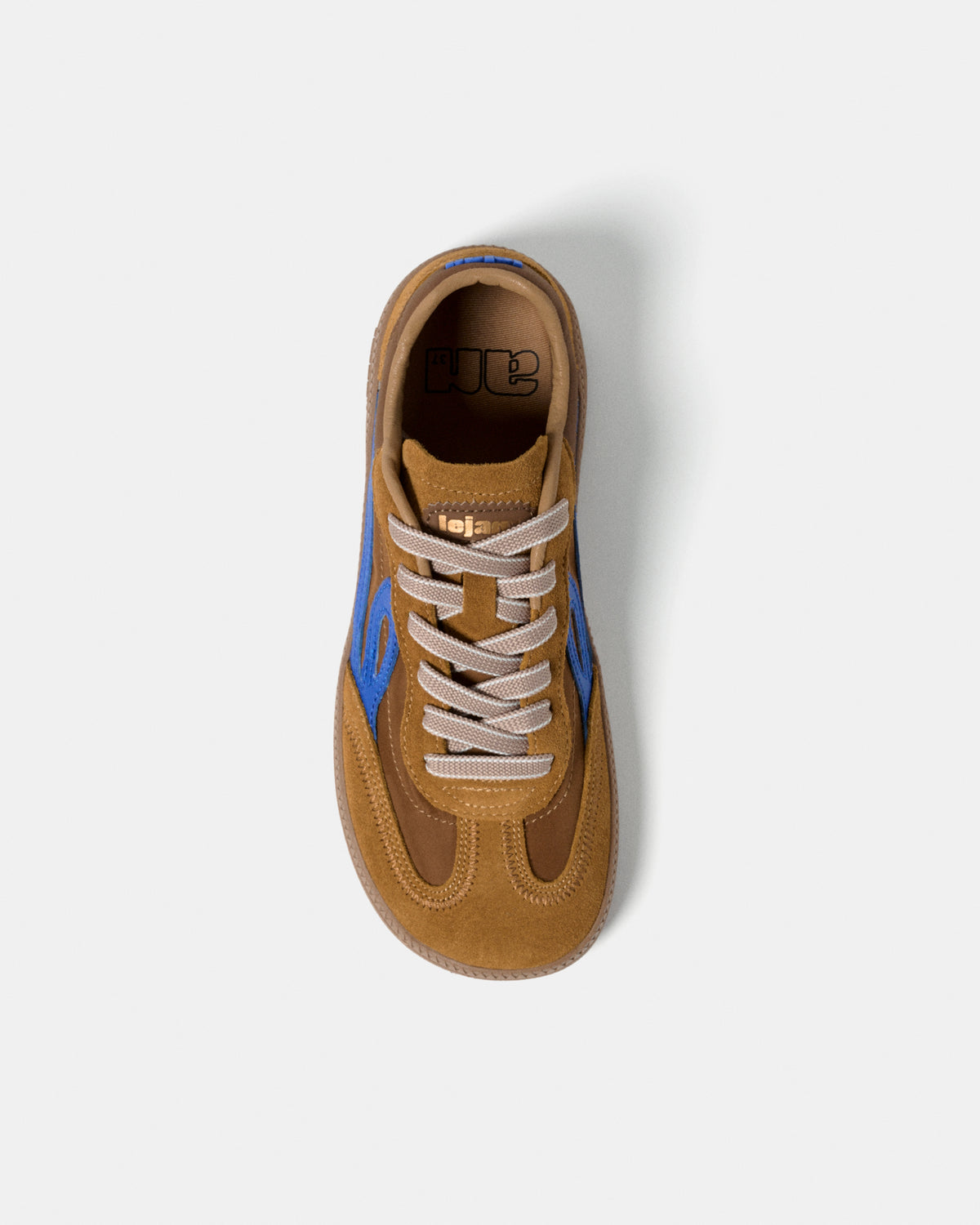 Sapatilhas Barefoot Lejan One -  Camel / Electric Blue