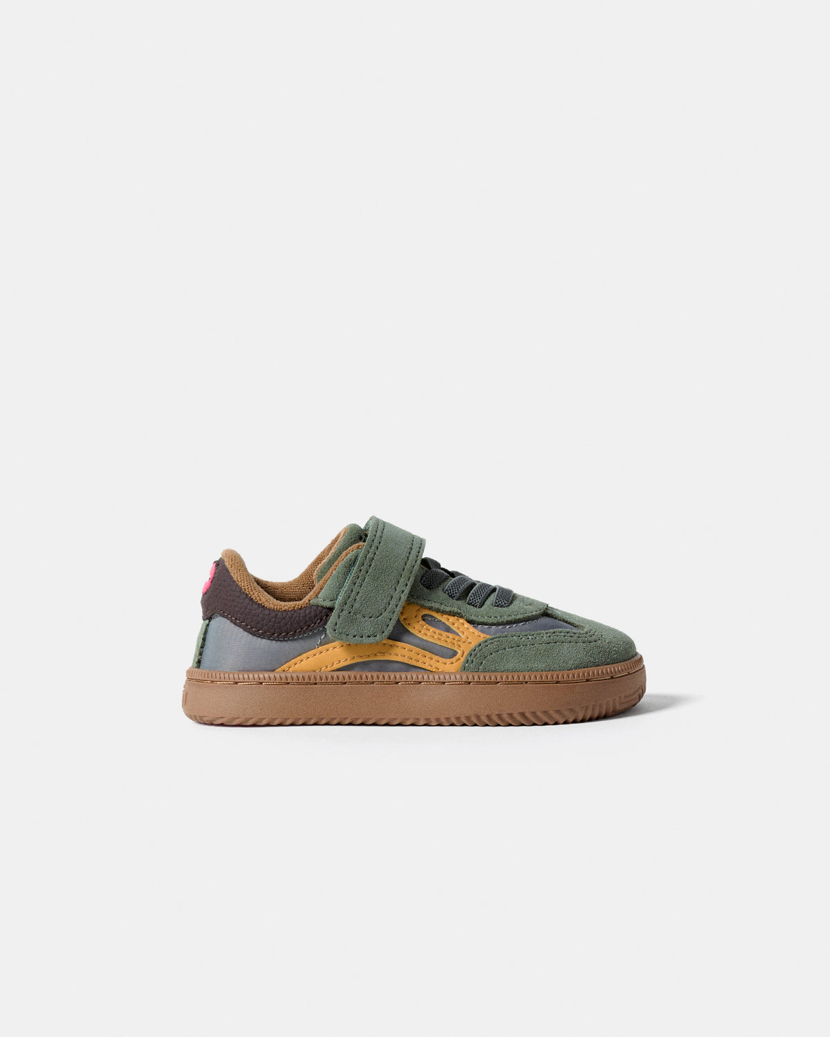 Sapatilhas Barefoot Criança Lejan One Nylon - Mineral Gray / Mustard