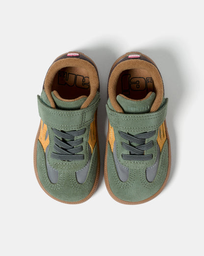 Sapatilhas Barefoot Criança Lejan One Nylon - Mineral Gray / Mustard