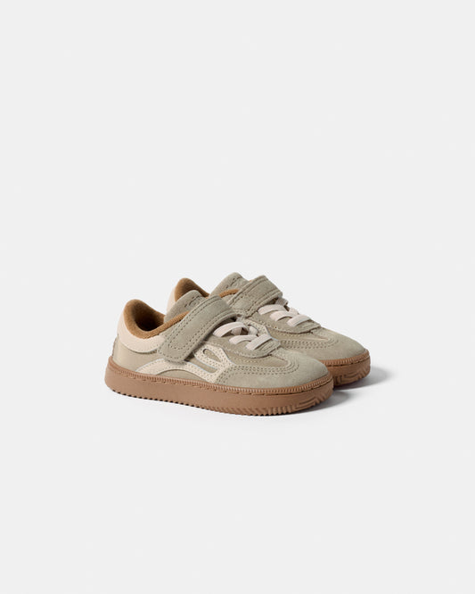 Sapatilhas Barefoot Criança Lejan One Nylon - Dark Beige