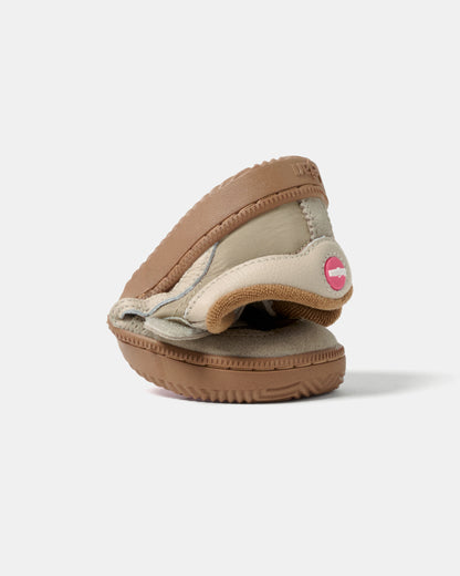 Sapatilhas Barefoot Criança Lejan One Nylon - Dark Beige