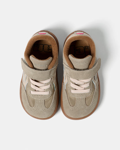 Sapatilhas Barefoot Criança Lejan One Nylon - Dark Beige