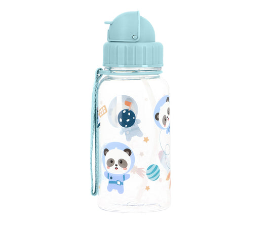 Garrafa Infantil com Palhinha Tutete – Pandas in Space (500 ml)