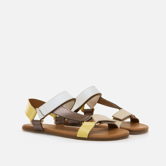 Sandálias Adulto Mustang Free Cleo - Beige