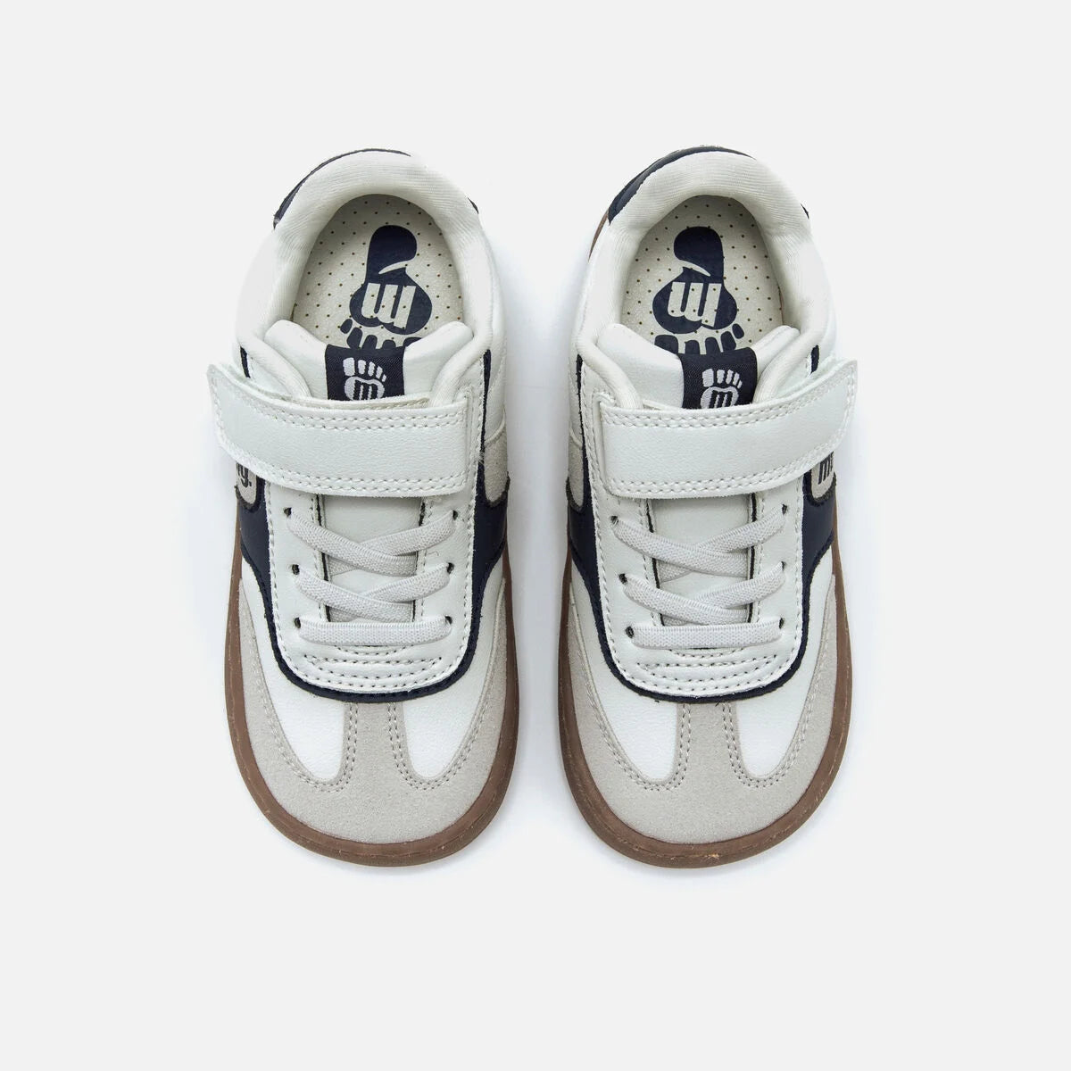 Sapatilhas Barefoot Free - Branco e Azul