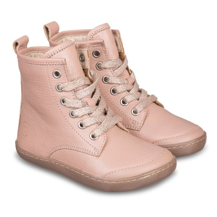 Botas Barefoot Chetto em Pele - Rosa