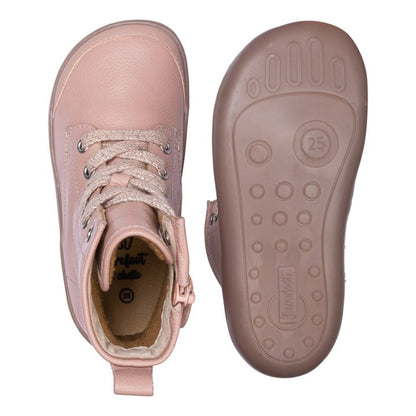 Botas Barefoot Chetto em Pele - Rosa