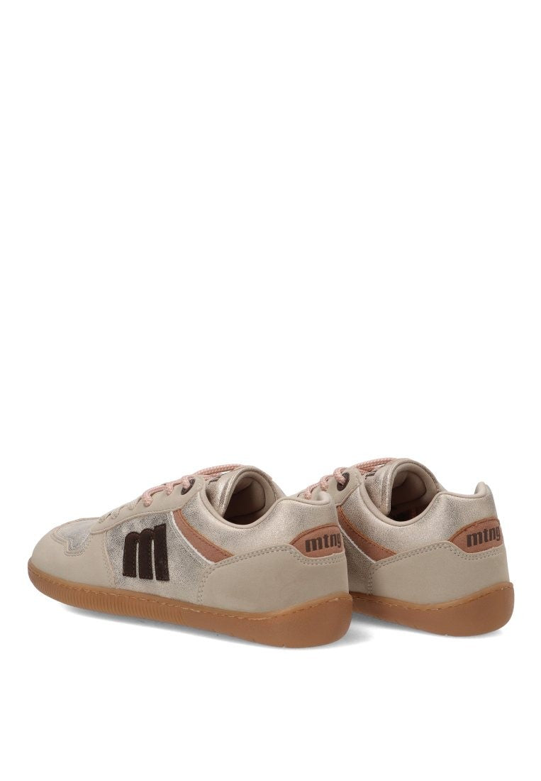 Sapatilhas Barefoot Mulher Mustang - Free Aria Bege e Dourado