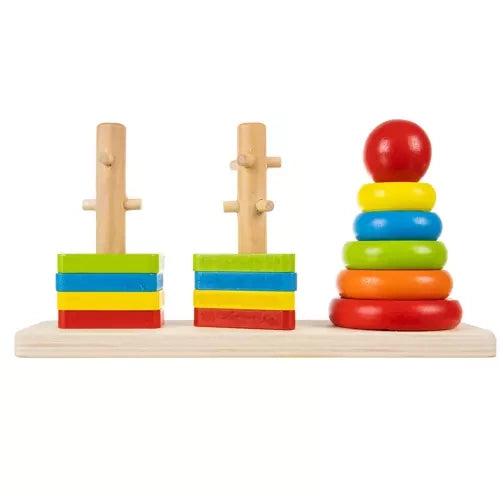 Puzzle de Encaixe em Madeira - Jogo Educativo Infantil