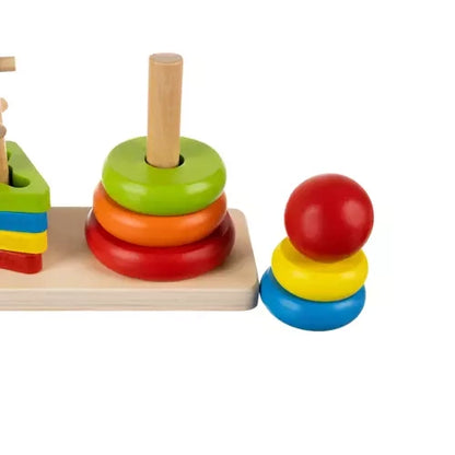 Puzzle de Encaixe em Madeira - Jogo Educativo Infantil