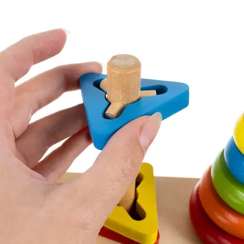 Puzzle de Encaixe em Madeira - Jogo Educativo Infantil