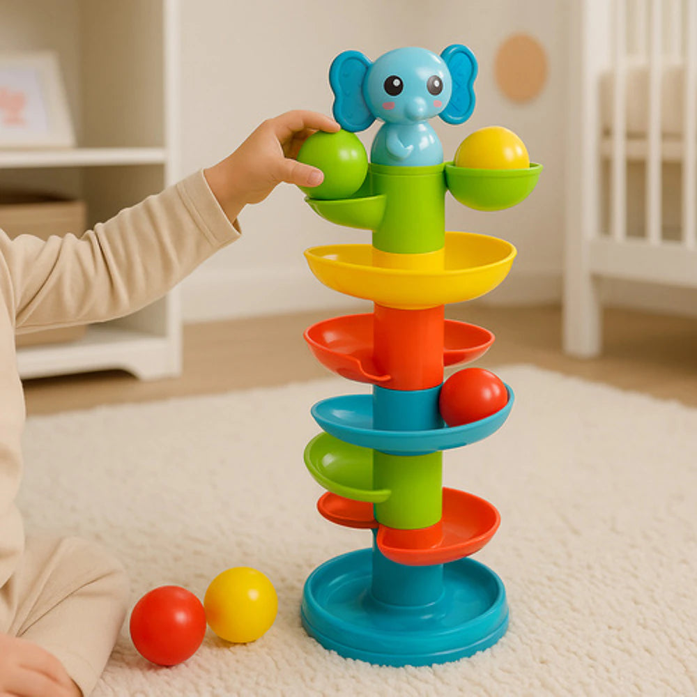 Torre de Bolas com Pista Espiral – Kruzzel +18M